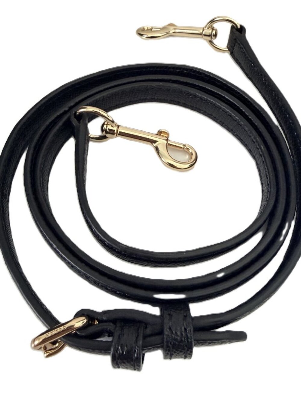 Coach Black Crossgrain Leather Minetta Crossbody Bag Satchel F67091 Gold - Picture 11 of 11